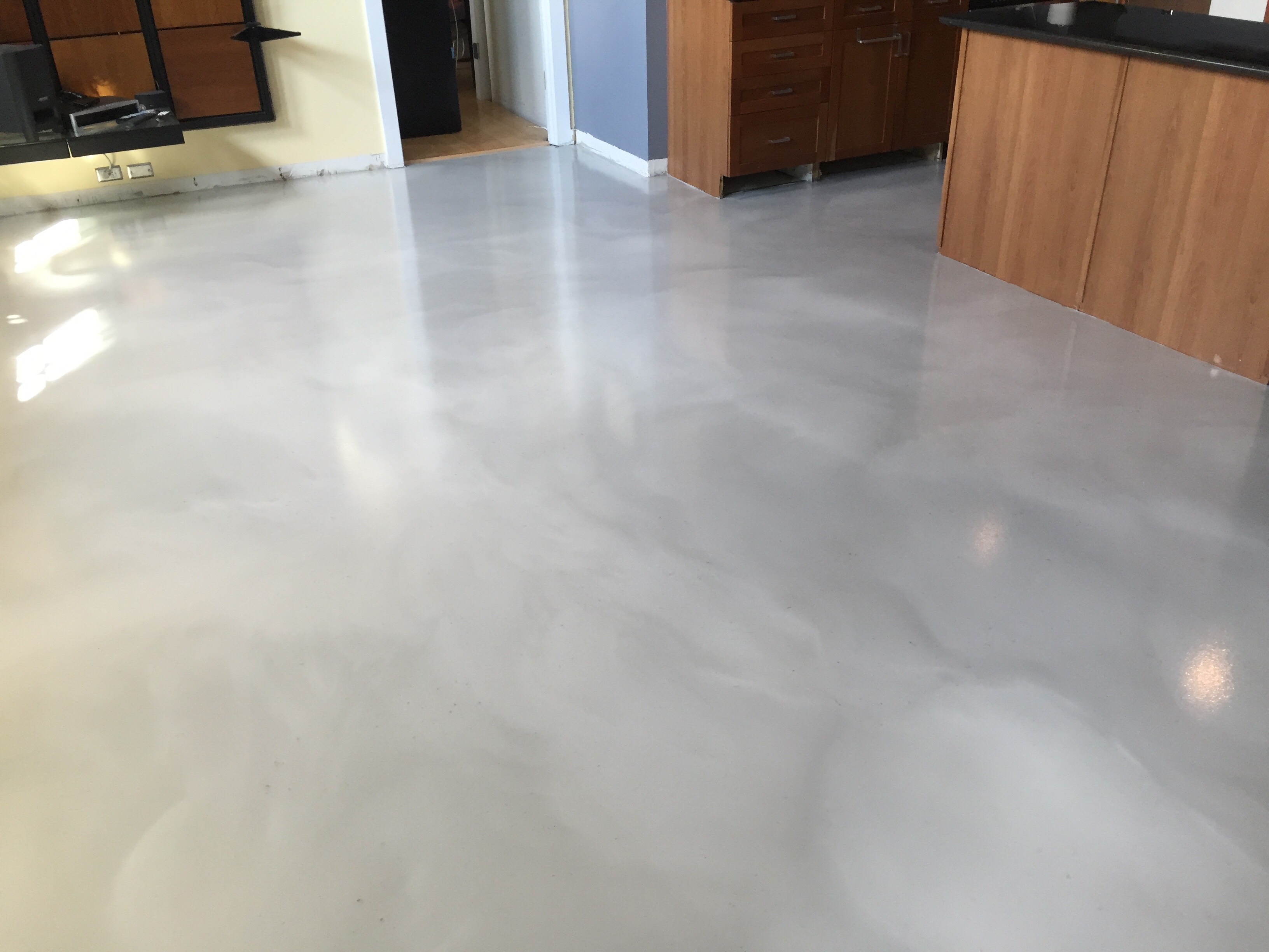 Metallic Epoxy Floor Restoration in Washington DC