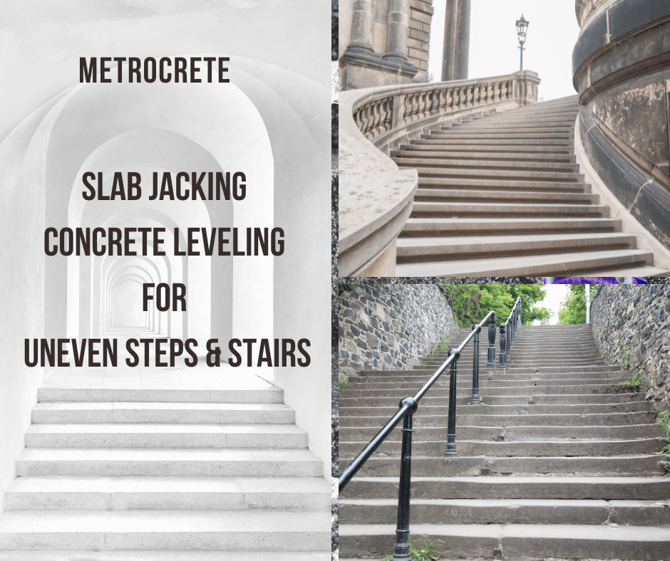 Slab Jacking For Stairs & Steps